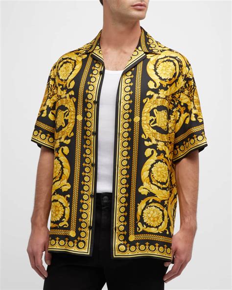 versace hemd rosa|Versace Shirts for Men .